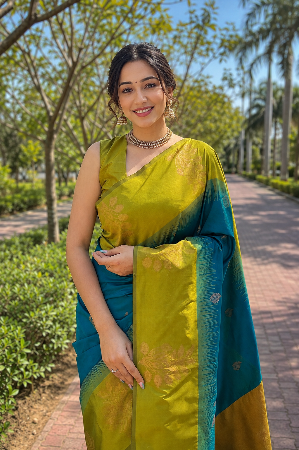 Pink Silk Saree